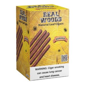 Real Woods Natural Leaf Cigars 8/5Ct Banana