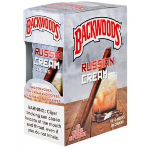 A Box of Backwoods  Cigars 8 Packs of 5