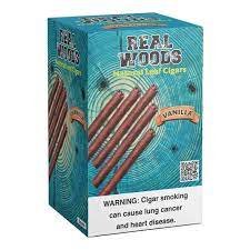 Real Woods Natural Leaf Cigars 8/5Ct Vanilla
